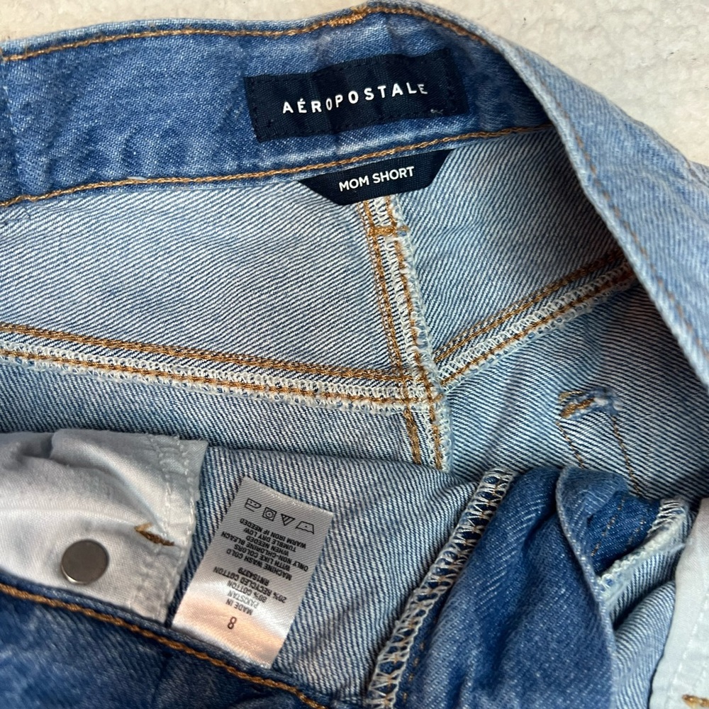 Aeropostale Distressed Jean Shorts
